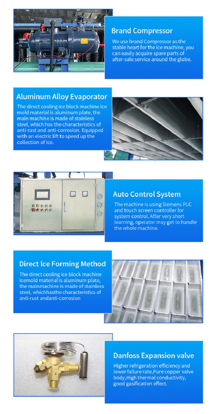 direct cooling block ice machine details direct cooling ice block machine details