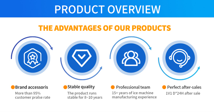 The advantages of tube ice machne Icemedal ice machine advantages