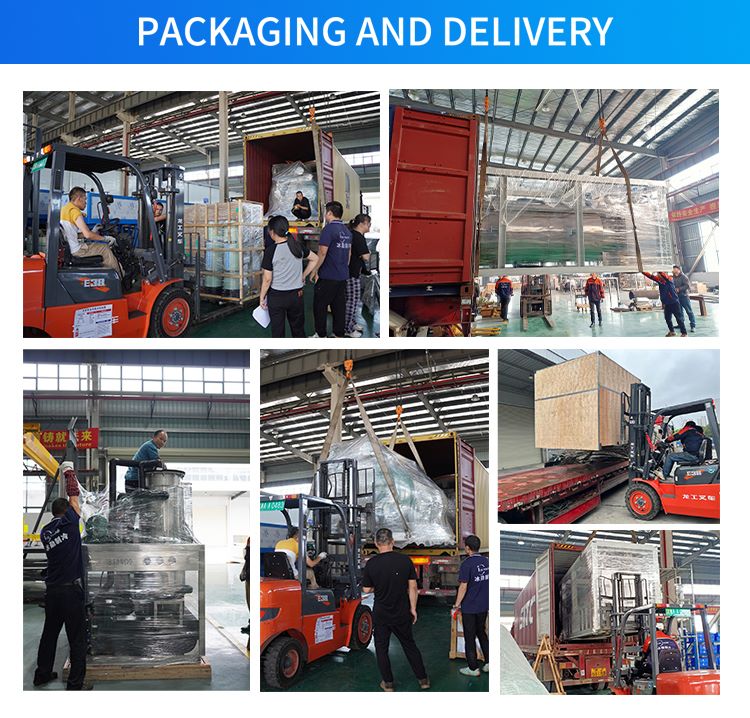 Icemedal ice machine packaging and delivery ice machine packaging method