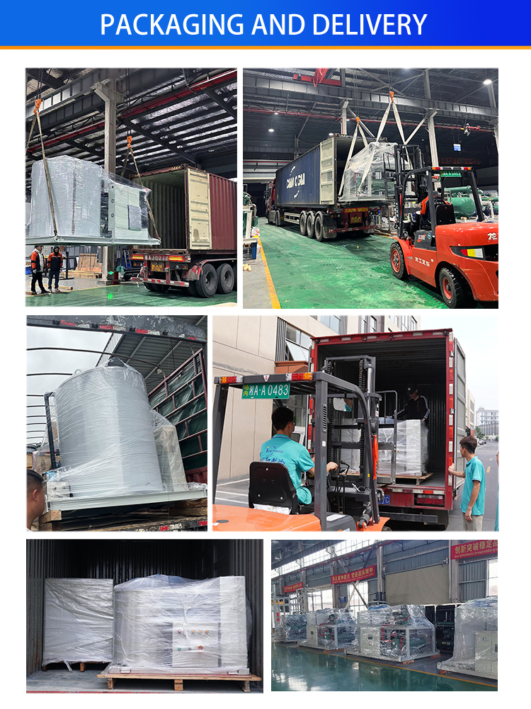 icemadal flake ice machine packaging delivery export.jpg Packaging and delivery of Icemadal industrial flake ice equipment, loading ice machines into shipping containers