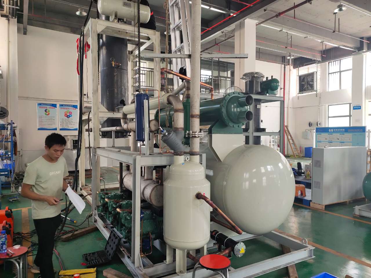 tube ice machine production