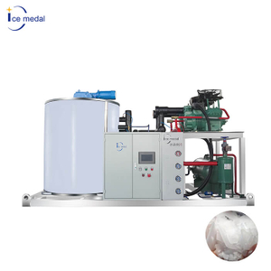 Icemedal IMF15 15 Tons Per Day Seawater Type Flake Ice Machine 