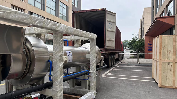 tube ice machine shipping