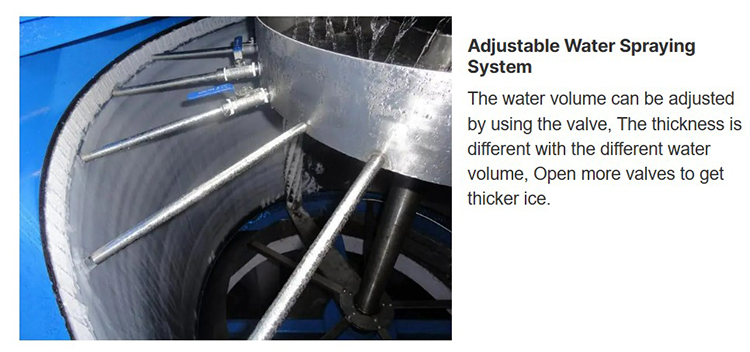 Flake Ice Machine Water Spraying System