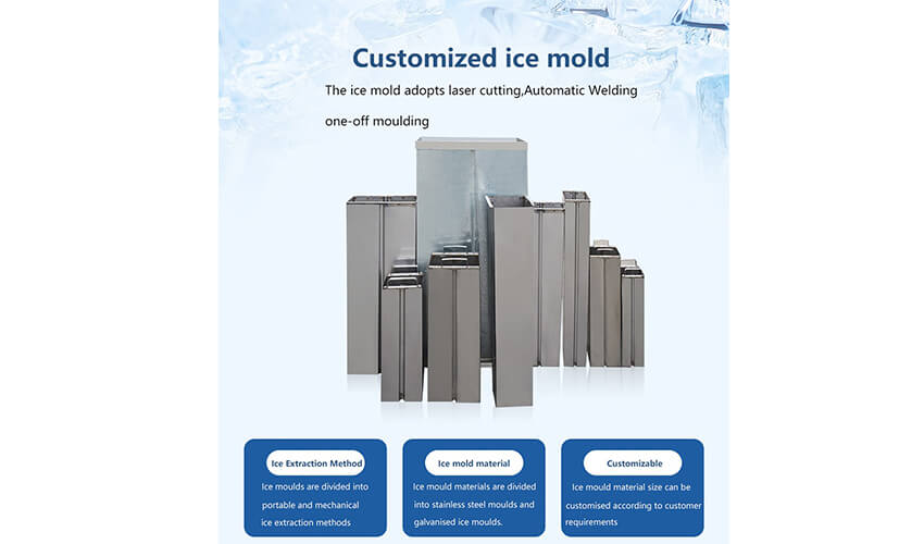 block ice machine ice mold