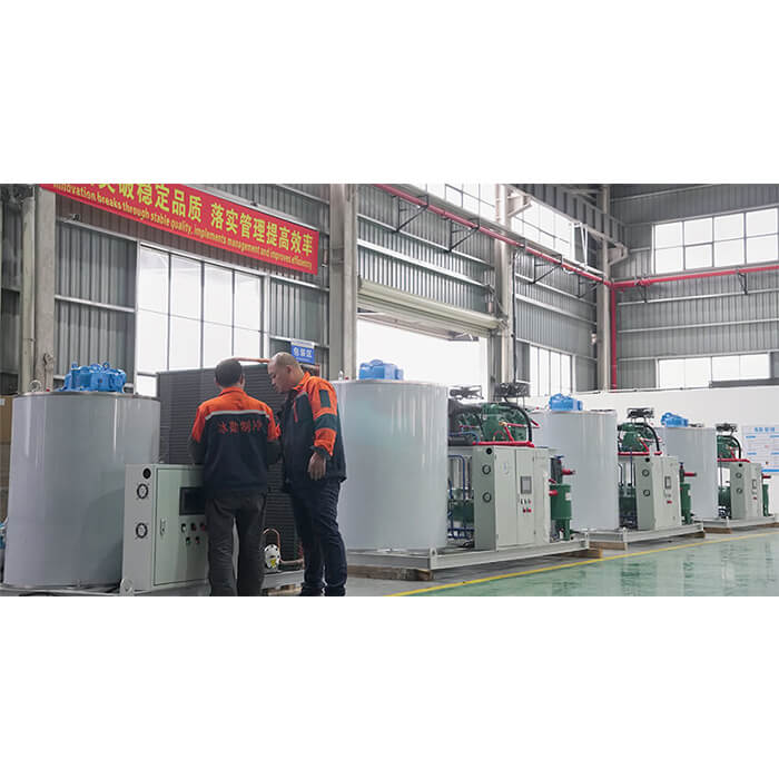 Icemedal IMF15 15 Tons Per Day Seawater Type Flake Ice Machine 