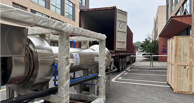 tube ice machine ready to ship