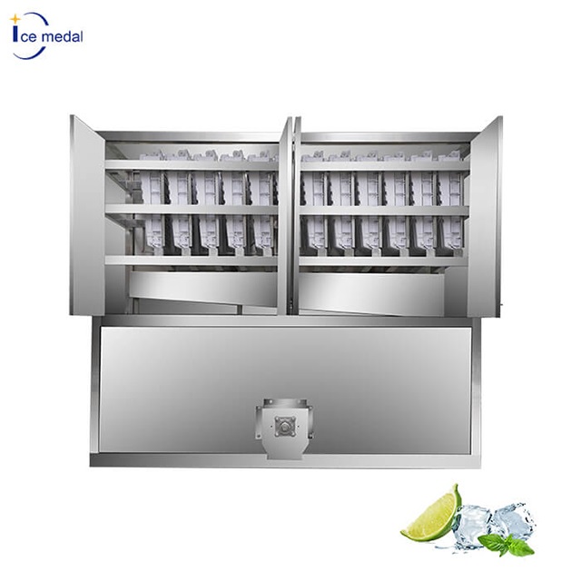Icemedal IMC3 3 Tons Industrial Automatic Ice Cube Making Machine Cube Ice Maker Packing Machine 
