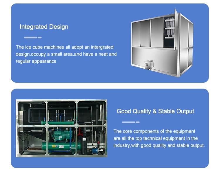 Icemedal IMC1 1 Ton Per Day Big Ice Cube Machine Commercial Ice Maker