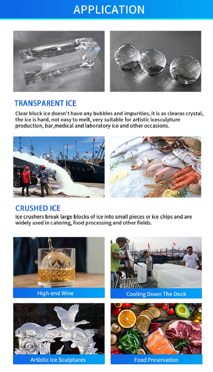 block ice application