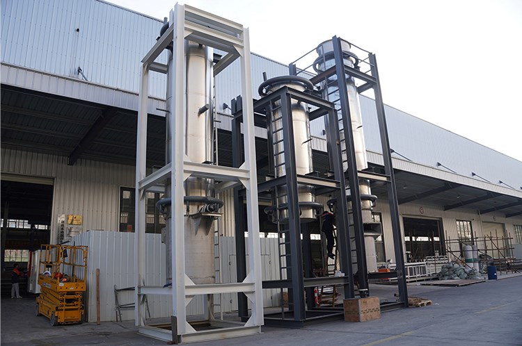 Ammonia tube ice machine 