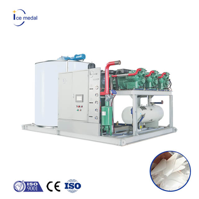 Icemedal Flake Ice Machine For Fish Storage Flake Ice for Seafood Processing