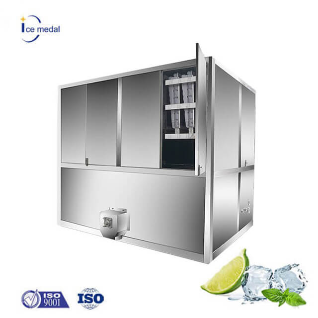 Icemedal IMC3 3 Tons Industrial Automatic Ice Cube Making Machine Cube Ice Maker Packing Machine 