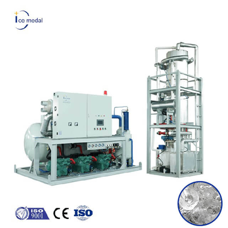 Icemedal 30 Tons Tube Ice Machine For Drink and Restaurant