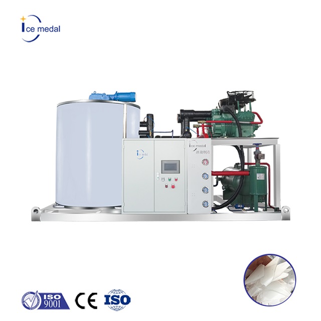 Icemedal IMF10 10 Tons Per Day Flake Ice Making Machine for Aquatic Goods