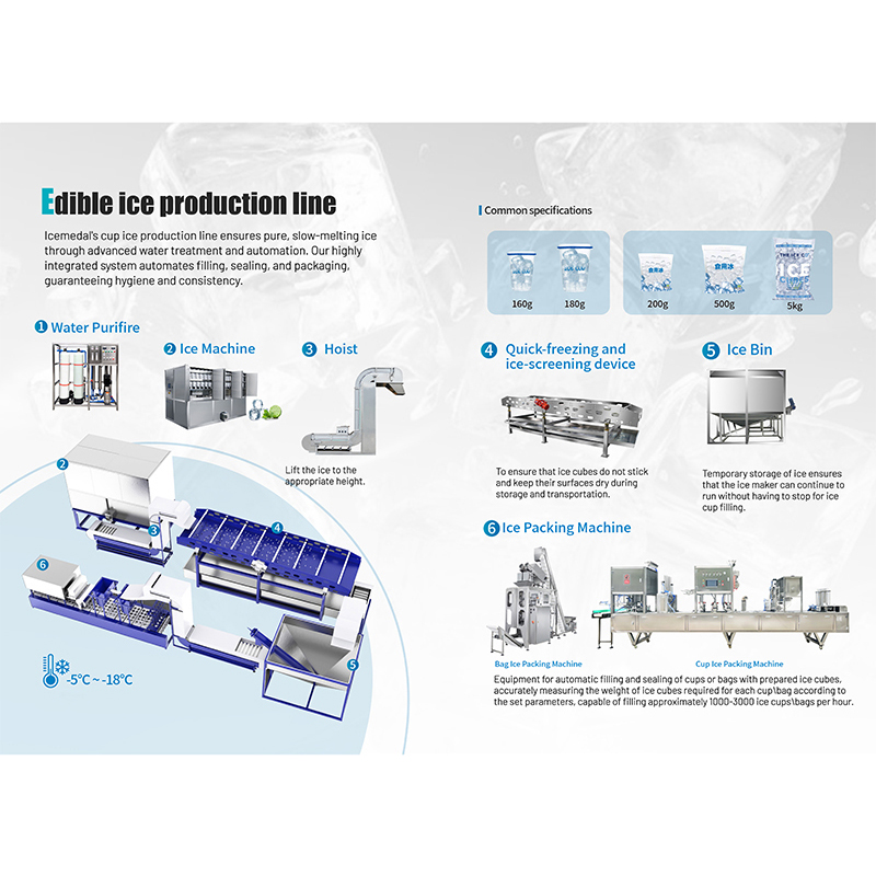automatic edible ice factory solution
