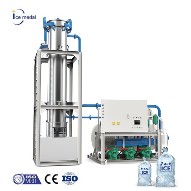 Full Automatic Tube Ice Production Line with Packaging System for Edible Ice Plant