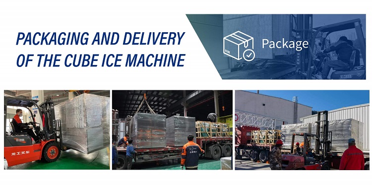 cube ice making machine packaging