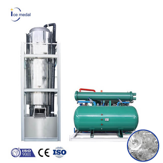 Icemedal IMT30 30 Tons Per Day Tube Ice Maker Machine for Ice Plant