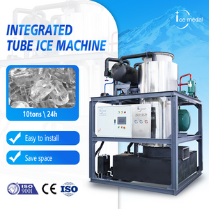 integrated ice tube machine