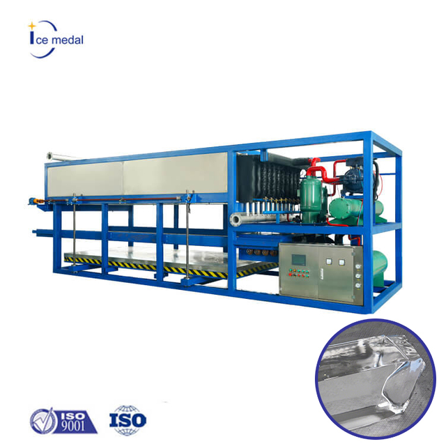Icemedal 5 Tons Per Day Direct Cooling Transparent Block Ice Machine for Ice Plant