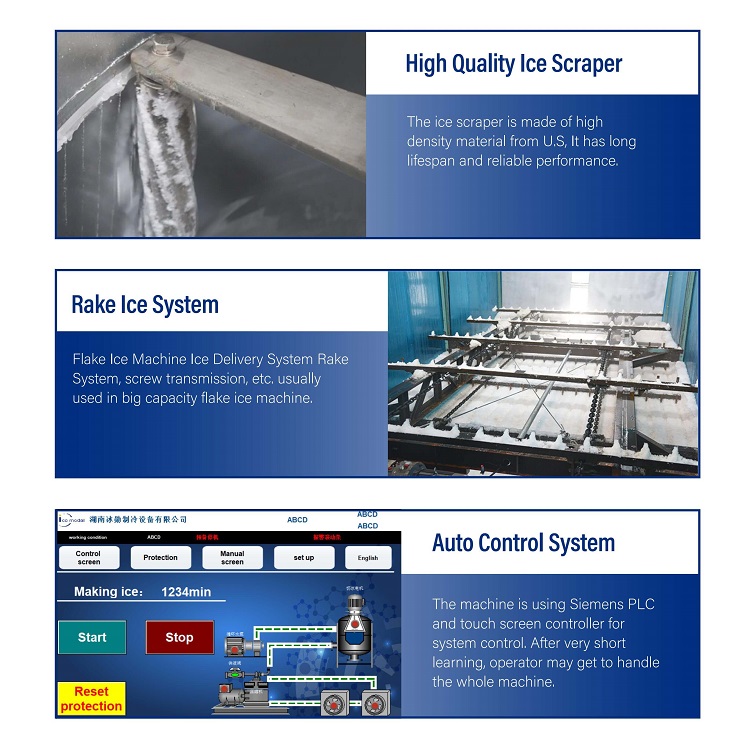 flake ice machine main accessories