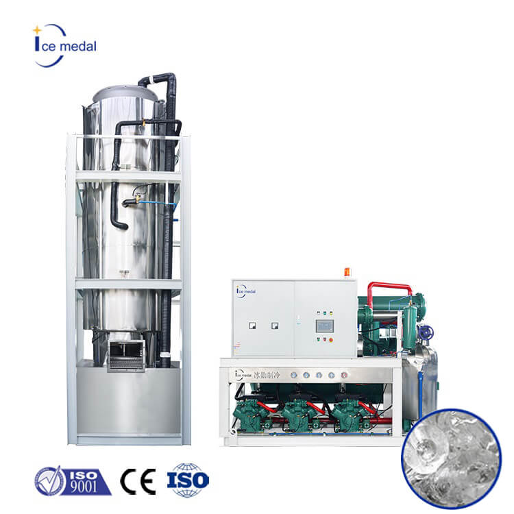 Icemedal IMT30 30 Tons Per Day Tube Ice Maker Machine for Ice Plant