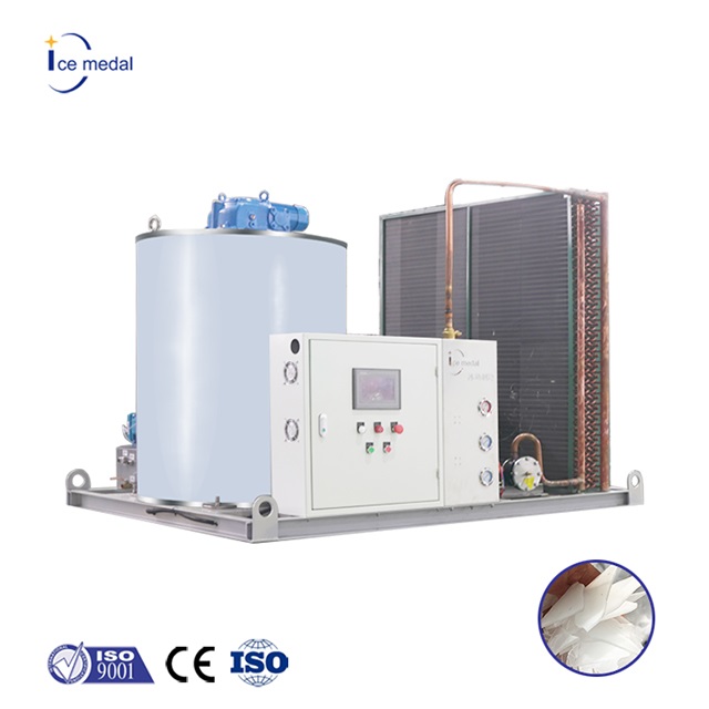 Icemedal 5 Tons Per day Industrial Containerized Ice Flake Making Machine