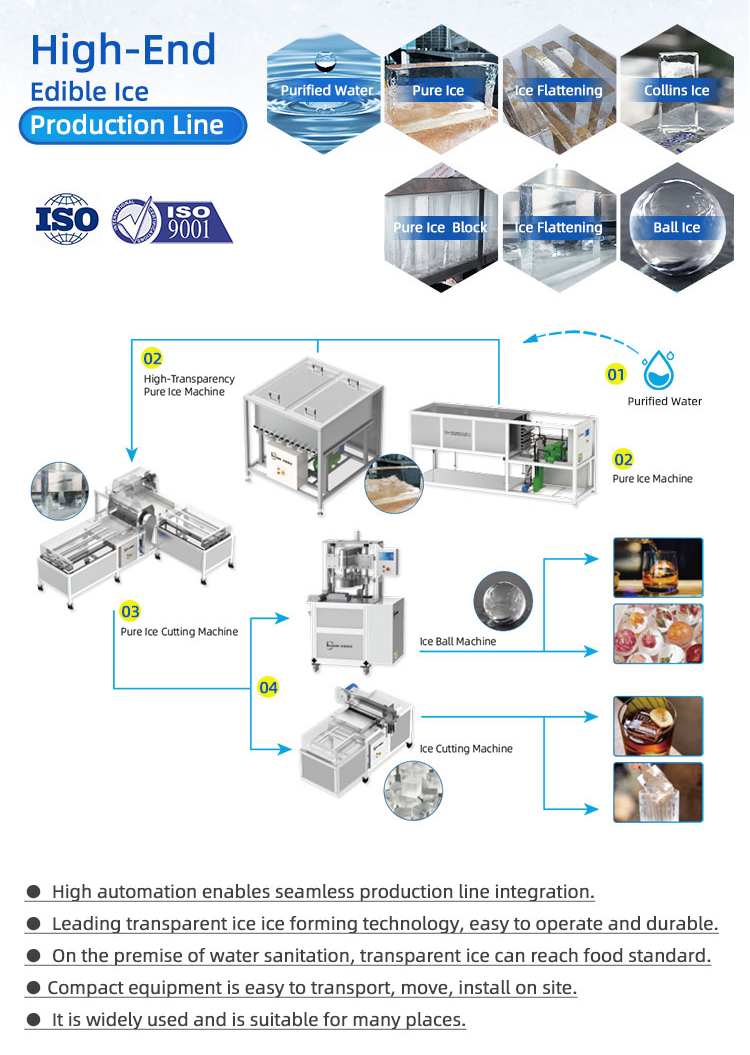 high end edible ice making equipment