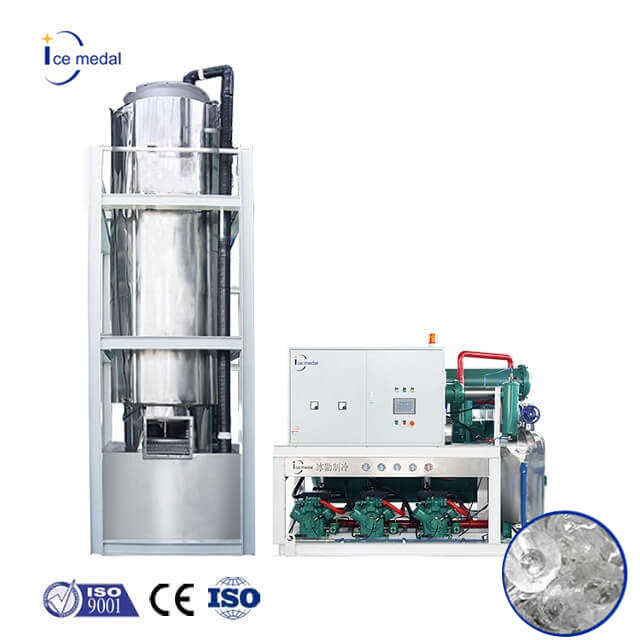 Icemedal IMT30 30 Tons Per Day Tube Ice Maker Machine for Ice Plant