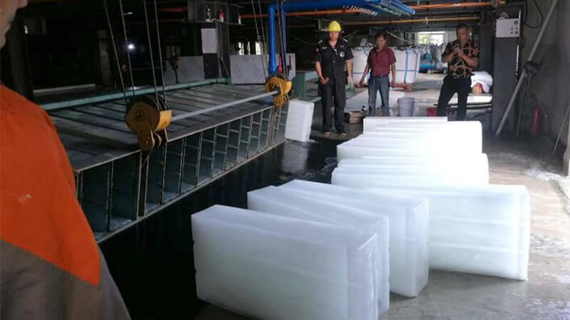 block ice for ice plant
