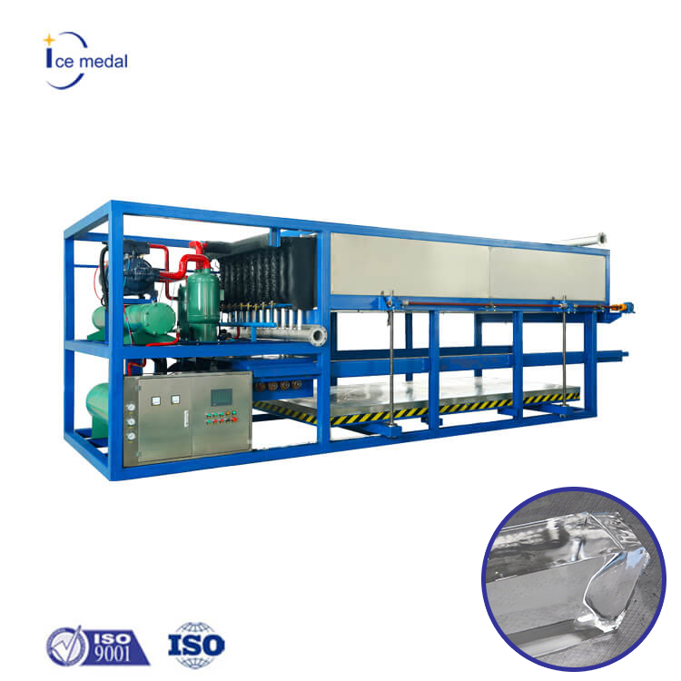Icemedal 5 Tons Per Day Direct Cooling Transparent Block Ice Machine for Ice Plant
