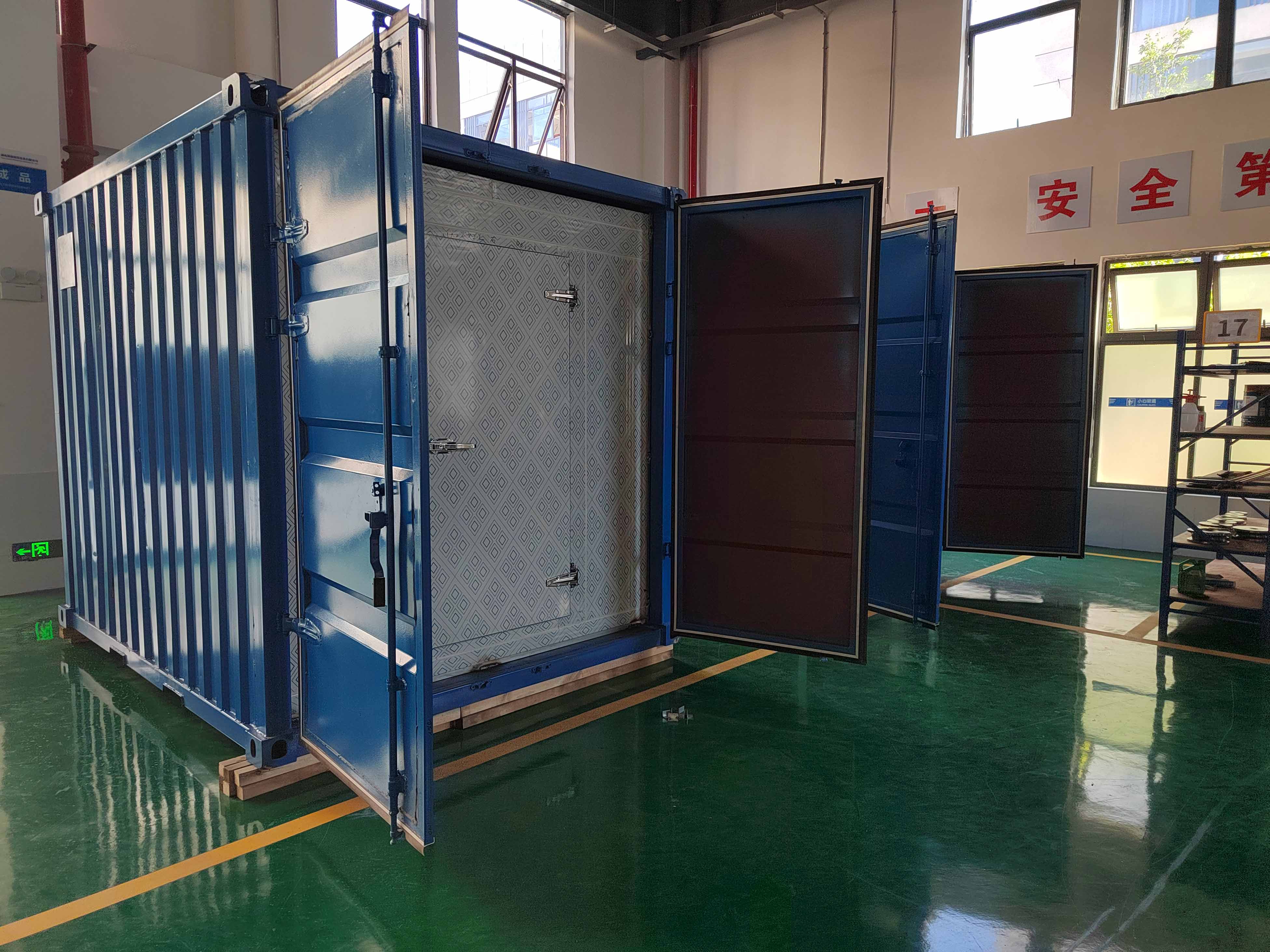 Icemedal’s container cold room is in production