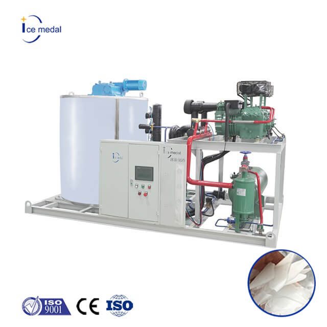Icemedal Flake Ice Machine For Fish Storage Flake Ice for Seafood Processing