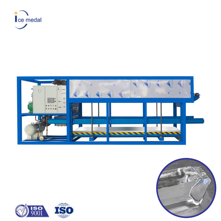 Icemedal 5 Tons Per Day Direct Cooling Transparent Block Ice Machine for Ice Plant
