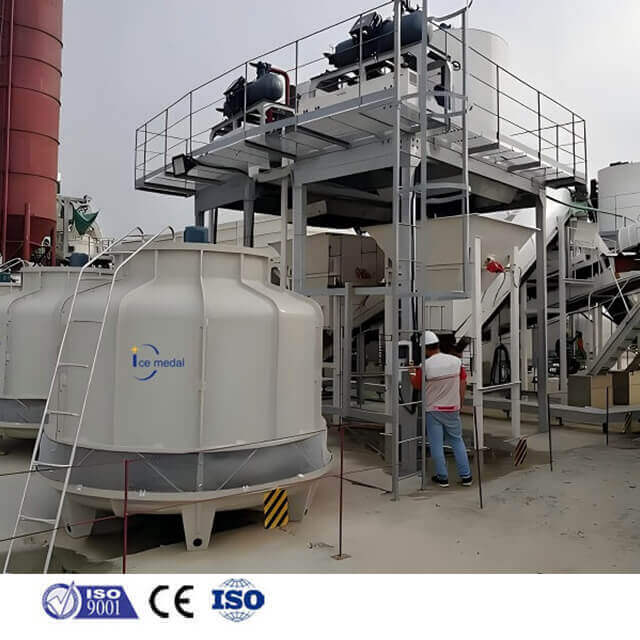Customize Ice Flake Machine Ice Plant for Concrete Cooling Rake System