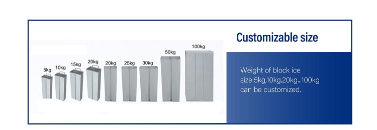 direct cooling block ice machine details