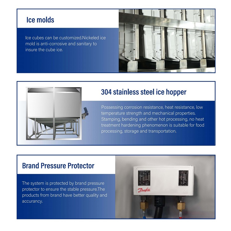 ice cube production machine details