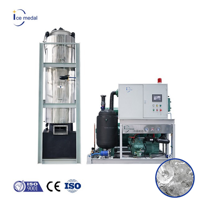 Icemedal IMT Series Energy Saving High-Capacity Tube Ice Making Machine Crystal Ice For Ice Factory