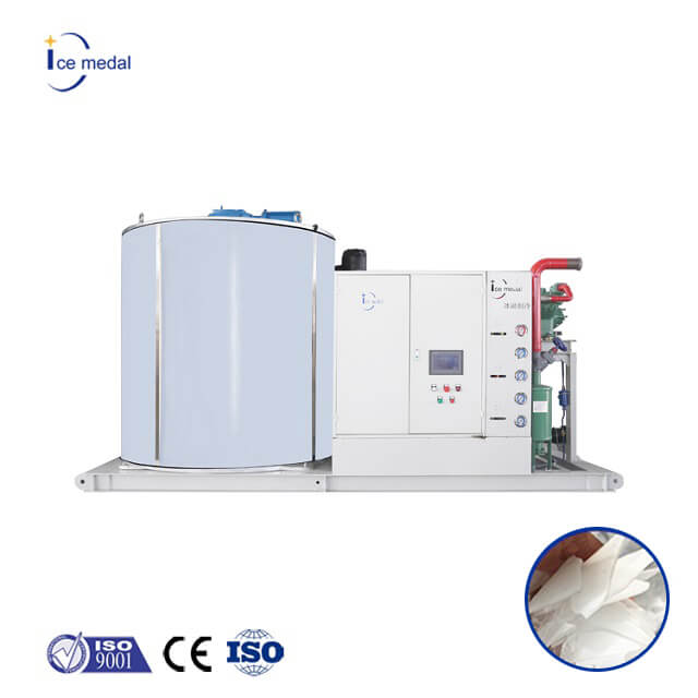 Icemedal Flake Ice Machine For Fish Storage Flake Ice for Seafood Processing