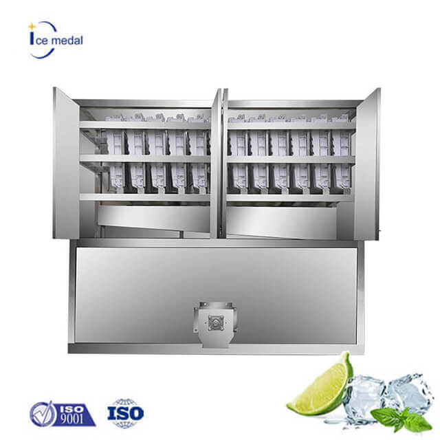 Icemedal IMC3 3 Tons Industrial Automatic Ice Cube Making Machine Cube Ice Maker Packing Machine 