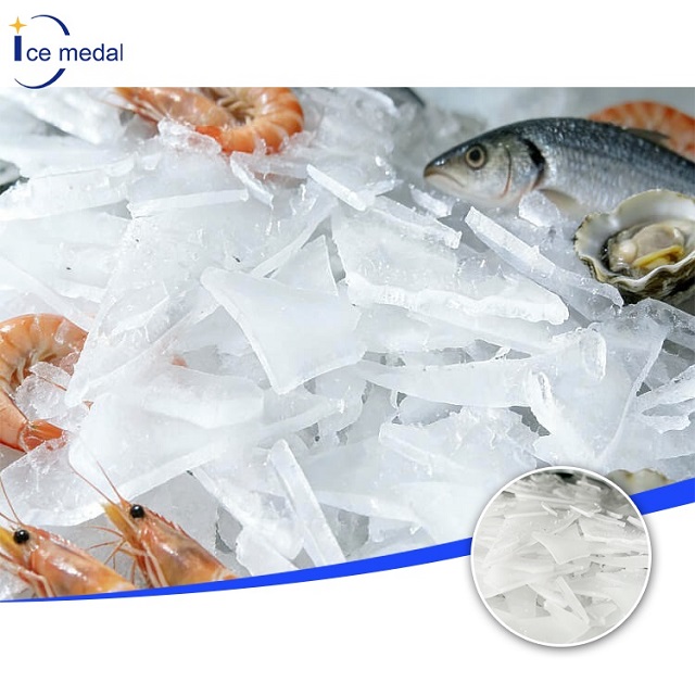 flake ice machine for seafood preservation