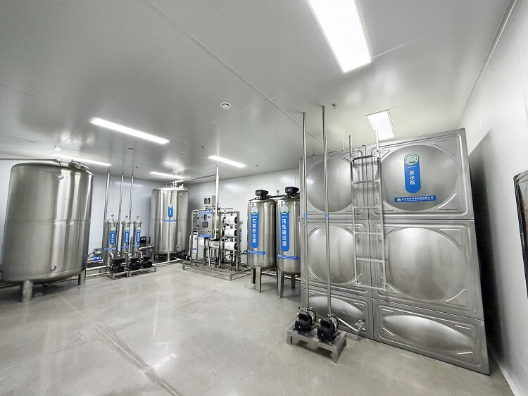 Icemedal water purification system for edible ice production