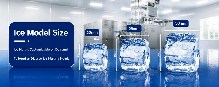 Custom Cube Ice Sizes 22mm 29mm 38mm, Edible Clear Ice Cube for Sale.webp
