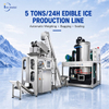 automatic tube ice production and packing line