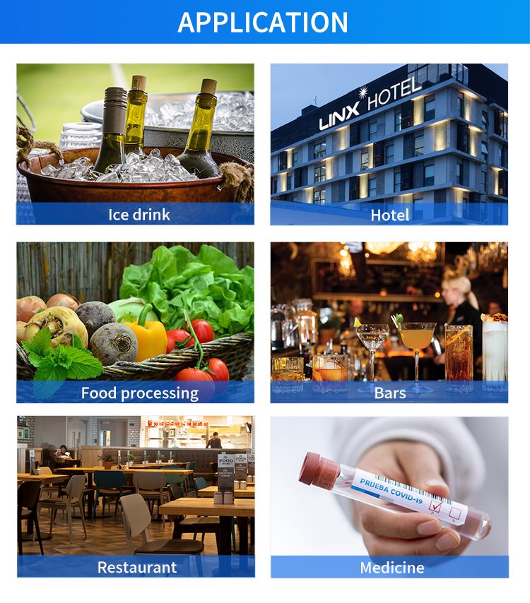 Tube Ice Machine for Ice Drinks, Hotels, Food Processing, Bars, Restaurants & Medicine