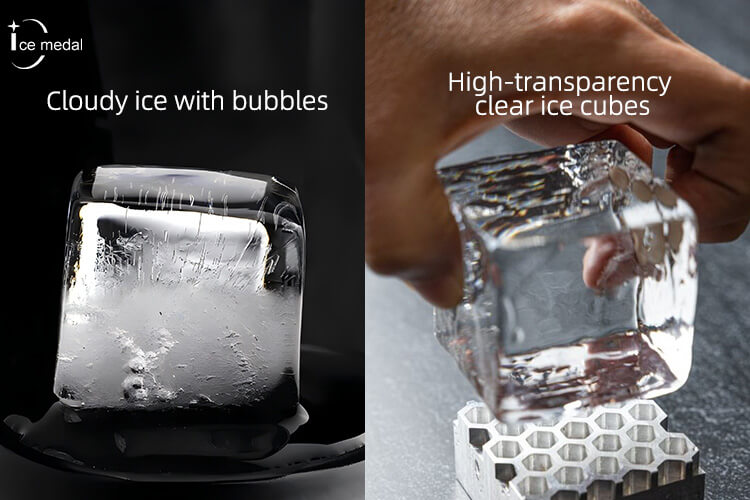 Homemade ice vs clear machine-made ice.jpg