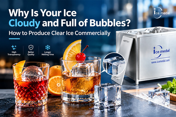 Why Is Your Ice Cloudy and Full of Bubbles? How to Produce Clear Ice Commercially